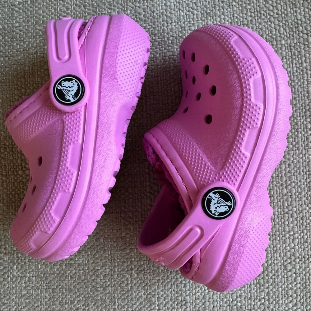 Toddler Crocs Lined Size 6 Pink - Picture 5 of 7